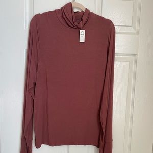 Aerie Offline Turtleneck Sweater, Cabin Fever (Red/Maroon), Size XXL (NWT)
